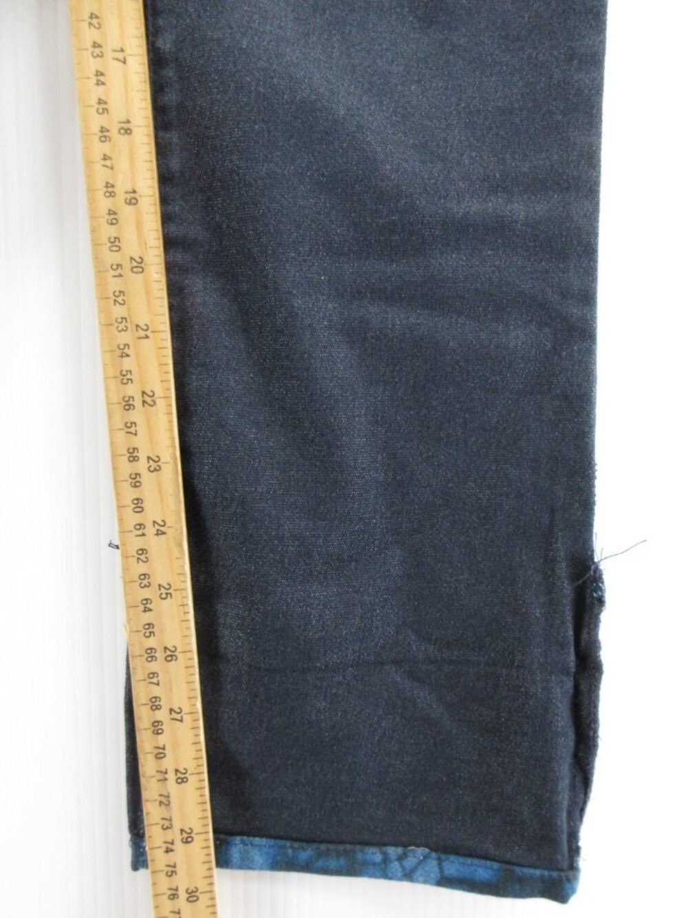 Versace Jeans Couture Jeans 26 Flip Cuff Denim Stretch Pants Italy - Picture 5 of 15